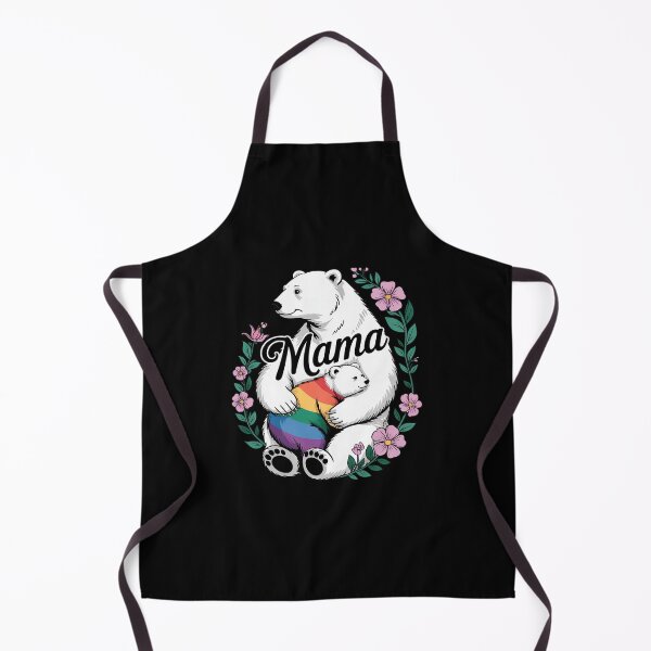 Item preview, LGBTQ Mama Bear Progress Pride Flag Gay Equal Rights Rainbow designed and sold by RsFilsingerArt.
