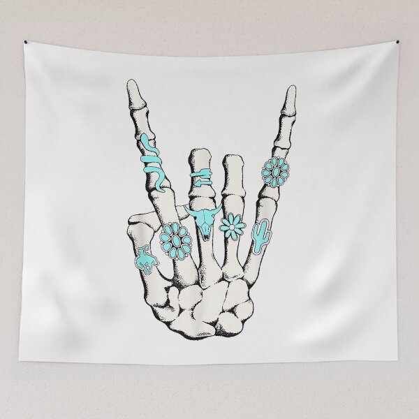 Item preview, Western Rocks On Skeleton American Rodeo Graphic Cowboy designed and sold by KirbyDa.