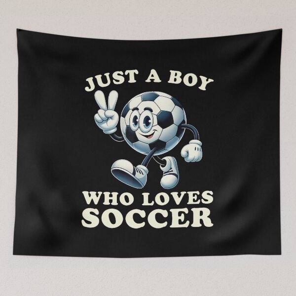 Item preview, Just A Boy Who Loves Soccer Soccer Player Boys designed and sold by CharlotteSandra.