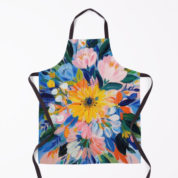 Item preview, Abstract floral splendor in vibrant colors designed and sold by ArtHouseNiklas.