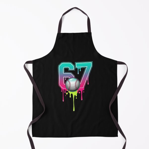 Item preview, Neon Melt Baseball Number 67 designed and sold by MOHITSALVI.