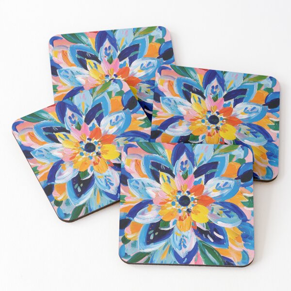 Item preview, Abstract symmetrical floral splendor designed and sold by ArtHouseNiklas.
