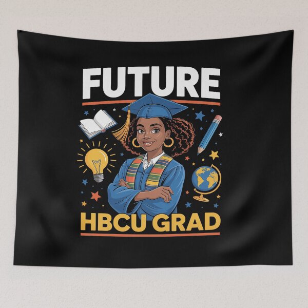 Item preview, Future HBCU Grad Black Girl Graduation HBCU designed and sold by TiredPack.