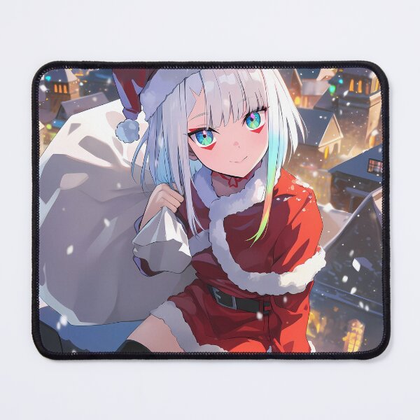 Item preview, Lucy Cyberpunk Edgerunners Christmas Winter Night Santa Claus Anime Girl Town designed and sold by Raslbazola.