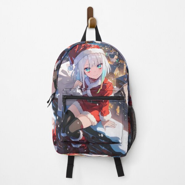 Item preview, Lucy Cyberpunk Edgerunners Christmas Winter Night Santa Claus Anime Girl Town designed and sold by Raslbazola.