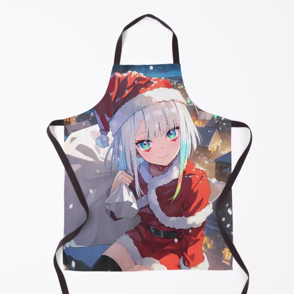 Item preview, Lucy Cyberpunk Edgerunners Christmas Winter Night Santa Claus Anime Girl Town designed and sold by Raslbazola.