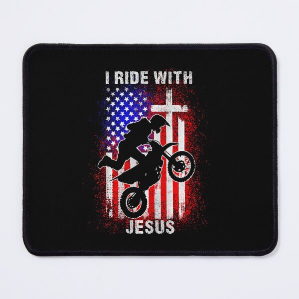 Item preview, Vintage Motorcycle Gifting Ideas Usa Flag Faith For Bikers designed and sold by GeorgeneCharlo.