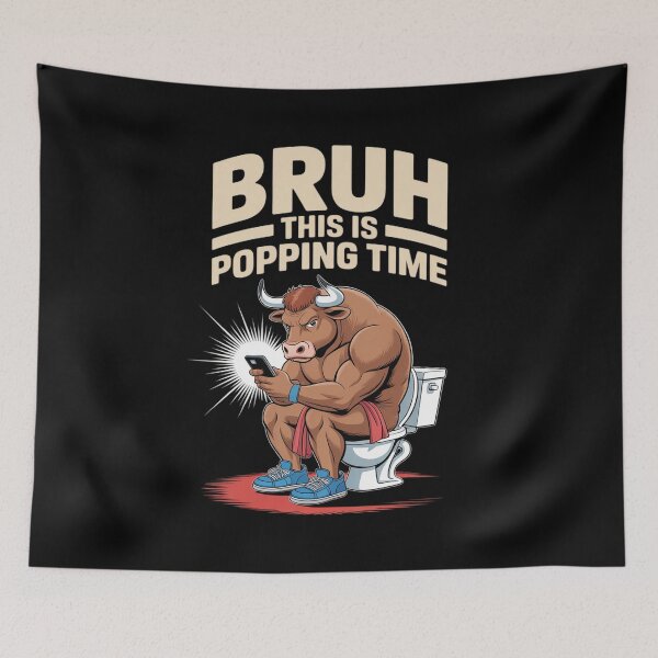 Item preview, This Is Bullsht Funny Popping Cow Toilet Humorous  designed and sold by VerseFarm.