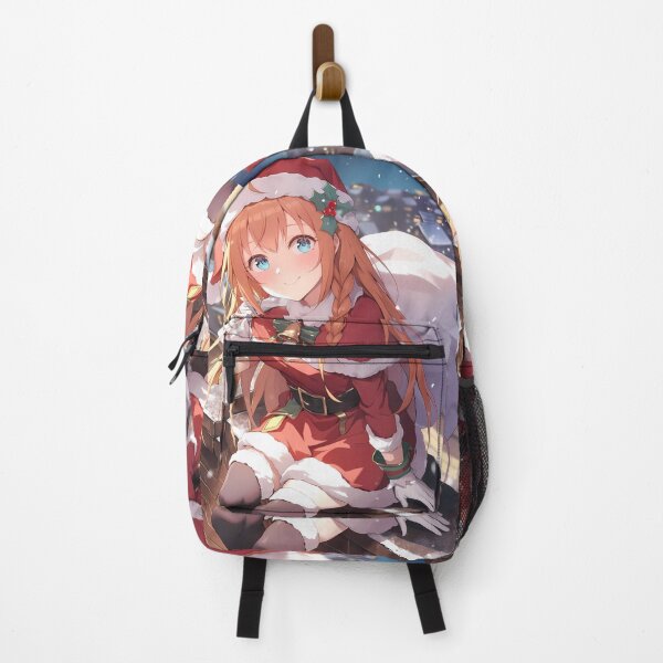 Item preview, Pecorine Princess Connect Christmas Winter Fantasy Santa Claus Night Anime Girl Town designed and sold by Raslbazola.
