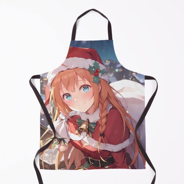 Item preview, Pecorine Princess Connect Christmas Winter Fantasy Santa Claus Night Anime Girl Town designed and sold by Raslbazola.