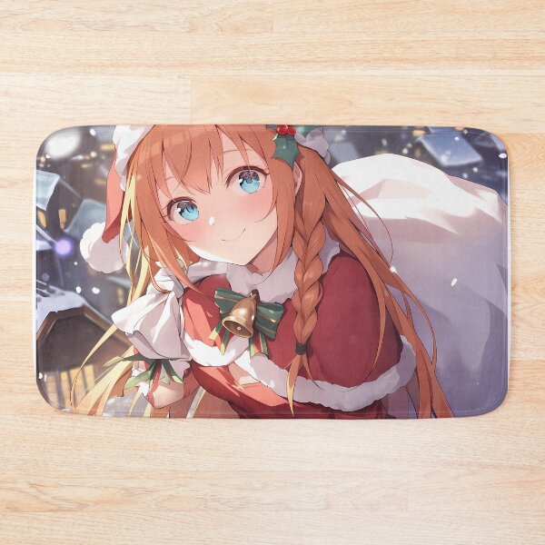 Item preview, Pecorine Princess Connect Christmas Winter Fantasy Santa Claus Night Anime Girl Town designed and sold by Raslbazola.
