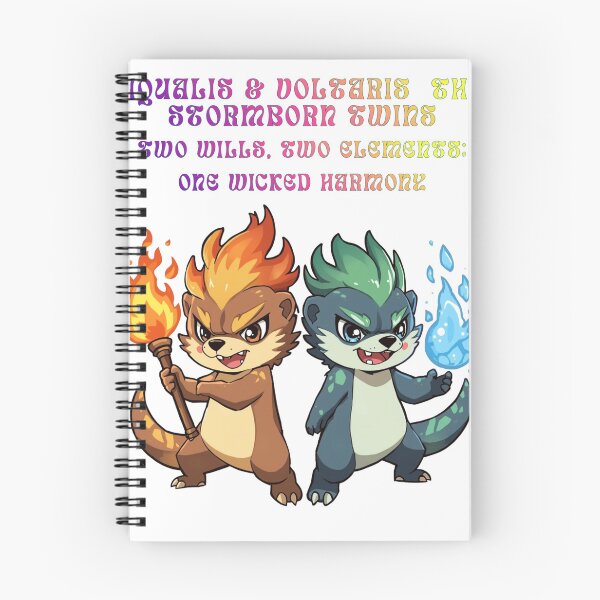 Item preview, Aqualis & Voltaris – The Stormborn Twins designed and sold by Monzora.
