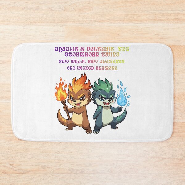 Item preview, Aqualis & Voltaris – The Stormborn Twins designed and sold by Monzora.
