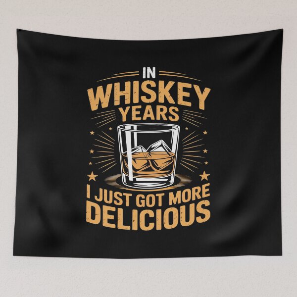 Item preview, Bourbon Drinker, in Whiskey Years I Just Got More Delicious designed and sold by GasVille.