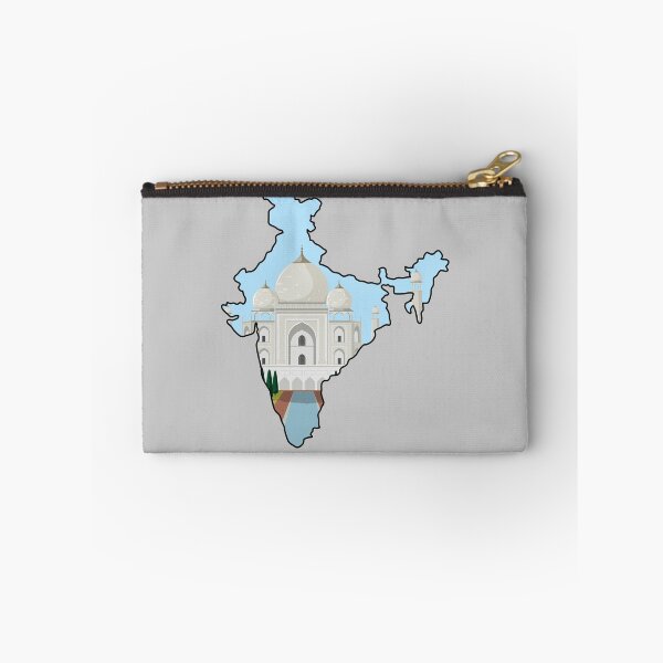 Item preview, India Map with Taj Mahal – Cultural Heritage Art designed and sold by mashmosh.