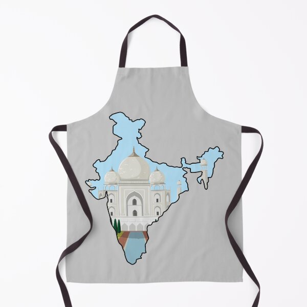 Item preview, India Map with Taj Mahal – Cultural Heritage Art designed and sold by mashmosh.