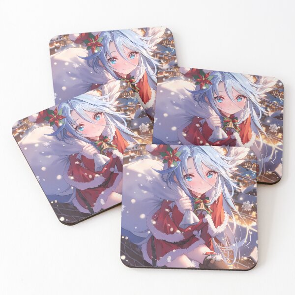 Item preview, Shefi Princess Connect Christmas Winter Fantasy Santa Claus Night Anime Girl Town designed and sold by Raslbazola.