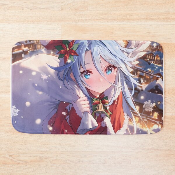 Item preview, Shefi Princess Connect Christmas Winter Fantasy Santa Claus Night Anime Girl Town designed and sold by Raslbazola.