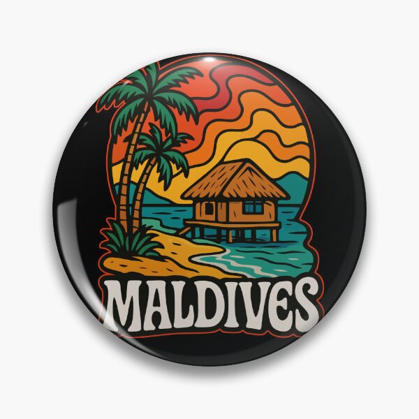 Item preview, Maldives Beach Trippy Art Travel designed and sold by TomFrontierArt.