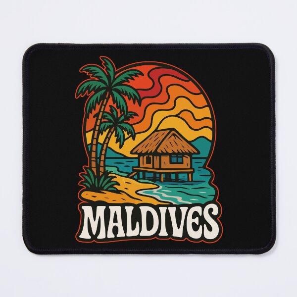 Item preview, Maldives Beach Trippy Art Travel designed and sold by TomFrontierArt.