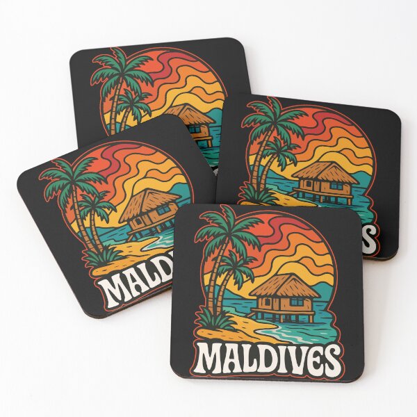 Item preview, Maldives Beach Trippy Art Travel designed and sold by TomFrontierArt.
