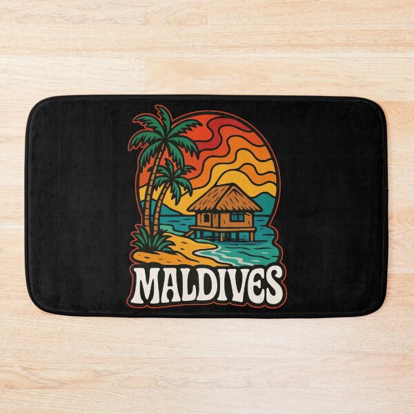 Item preview, Maldives Beach Trippy Art Travel designed and sold by TomFrontierArt.