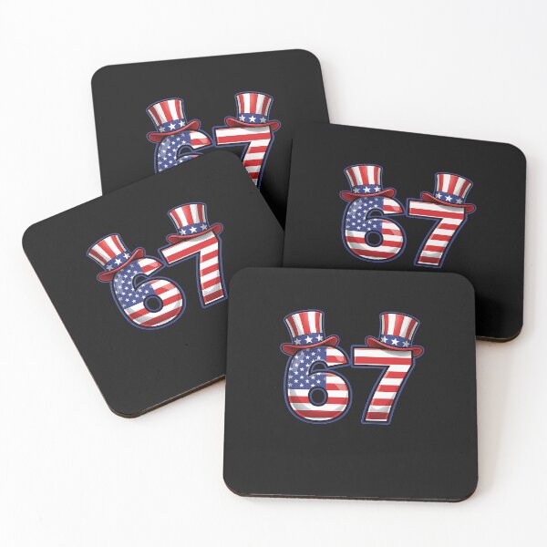 Item preview, Patriotic 67 USA Flag Hat designed and sold by MOHITSALVI.