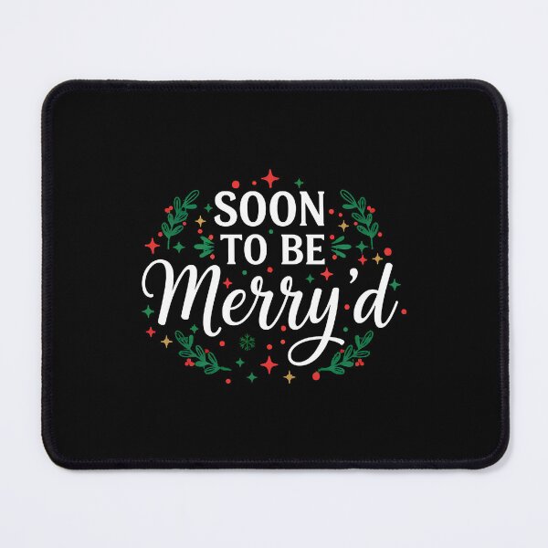 Item preview, Soon To Be Merry'd Christmas, Engaged Couple Christmas, Christmas Couple Matching, Engaged christmas, Christmas Bride  designed and sold by peggycantu.