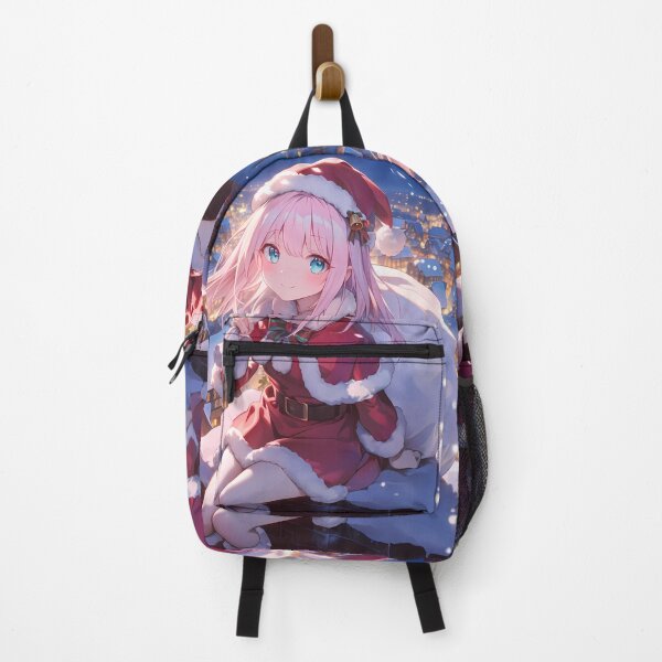 Item preview, Tsumugi Princess Connect Christmas Winter Fantasy Santa Claus Night Anime Girl Town designed and sold by Raslbazola.