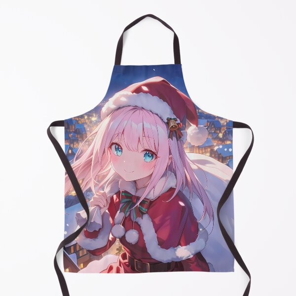 Item preview, Tsumugi Princess Connect Christmas Winter Fantasy Santa Claus Night Anime Girl Town designed and sold by Raslbazola.