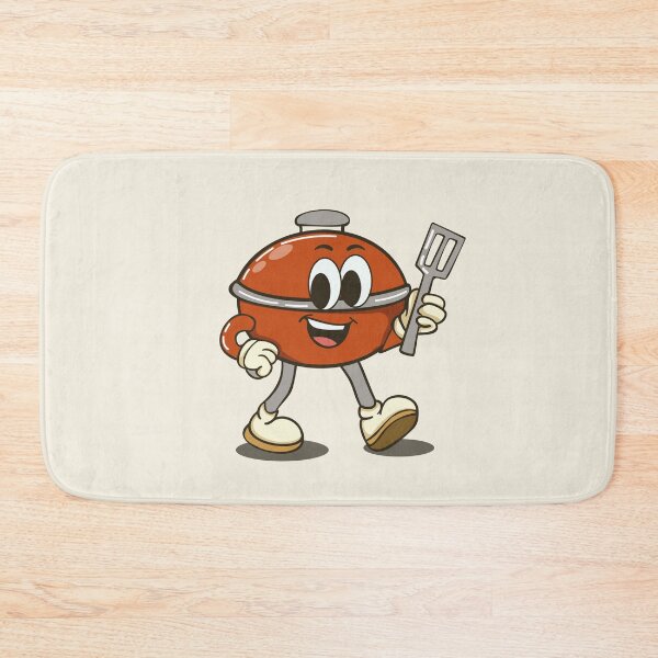 Item preview, Happy BBQ Grill Character Spatula Retro Grilling designed and sold by Mariia Berezhna.