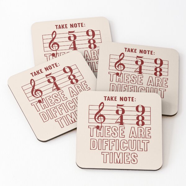 Item preview, These are Difficult Time Sheet Music Joke designed and sold by CRHPOD20.