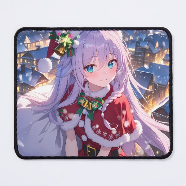 Item preview, Hatsune Christmas Princess Connect Anime Girl Snowy Santa Night Town designed and sold by Raslbazola.