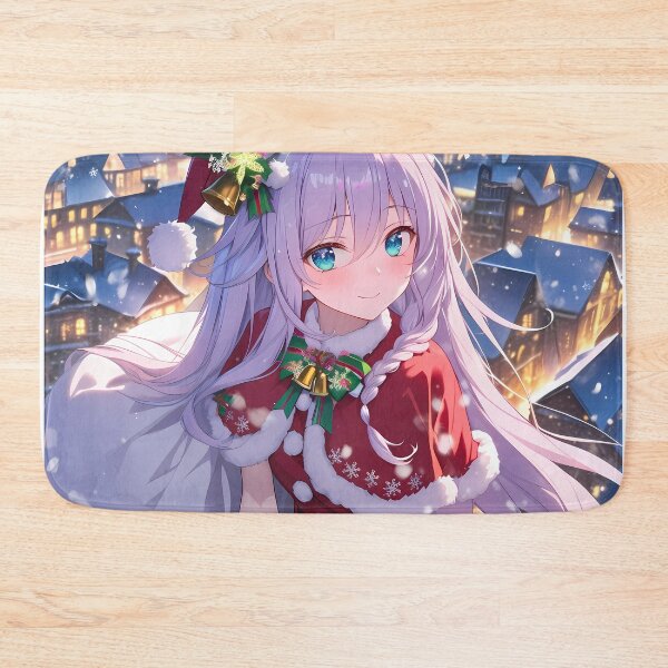 Item preview, Hatsune Christmas Princess Connect Anime Girl Snowy Santa Night Town designed and sold by Raslbazola.