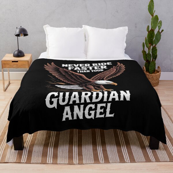 Item preview, Never Ride Faster Than Your Guardian Angel Can Fly - on back designed and sold by estellaken.