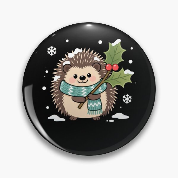 Item preview, Holly Jolly Hedgehog designed and sold by Aetheriswork.