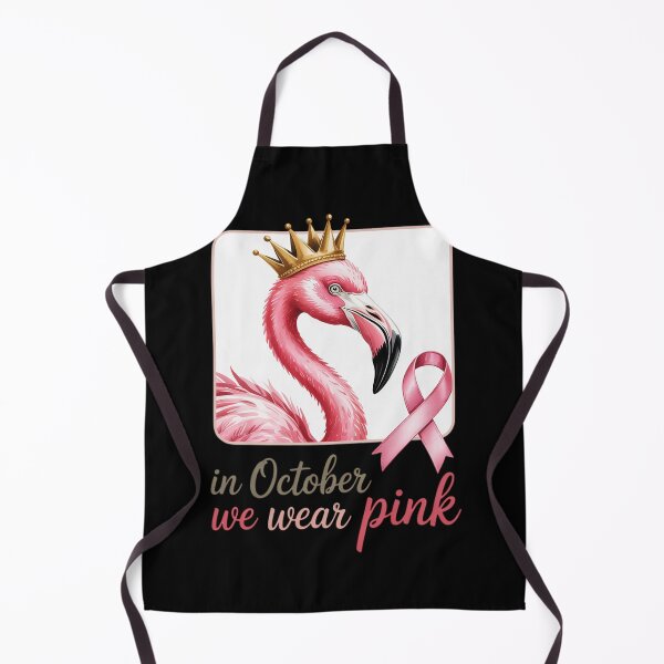Item preview, Bra In October We Wear Pink Flamingo Breast Cancer Halloween designed and sold by DetroitMug.