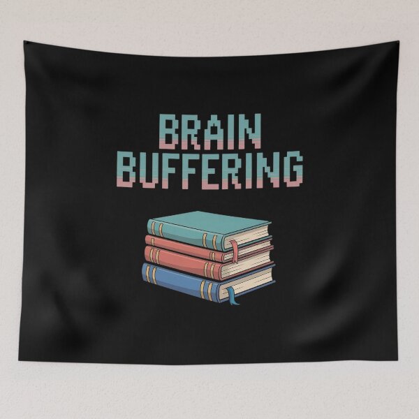 Item preview, Brain Buffering Book Stack Reader designed and sold by DetroitMug.
