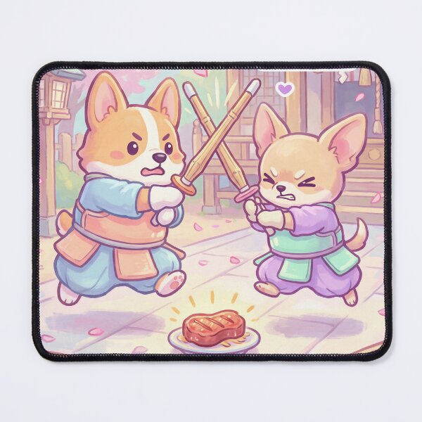 Item preview, Kendo Dogs Meat Showdown designed and sold by Cute-Ur-Day.