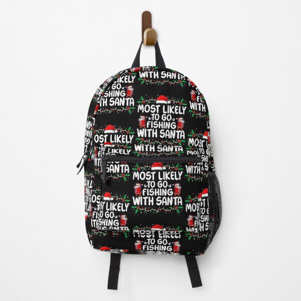 Item preview, Most Likely To Go Fishing With Santa Christmas Matching Xmas designed and sold by LeanneCarolina.