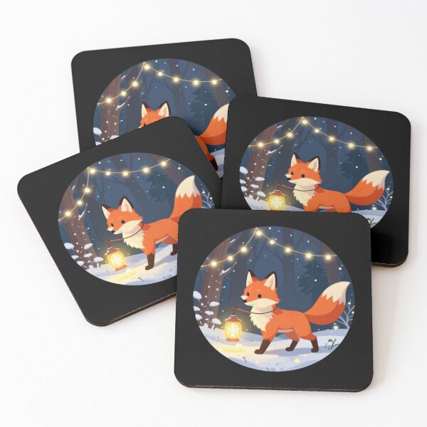 Item preview, Frosty Fox & His Snowflake Lantern designed and sold by Aetheriswork.