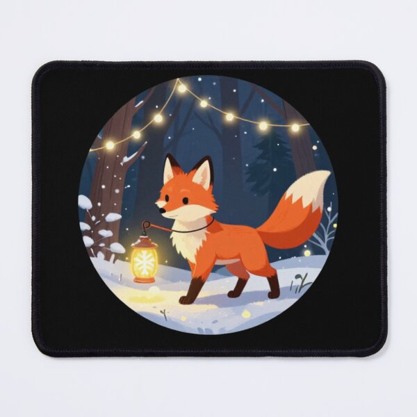Item preview, Frosty Fox & His Snowflake Lantern designed and sold by Aetheriswork.
