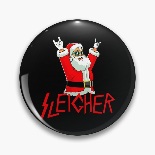 Item preview, Sleigher Funny Christmas Heavy Metal Music designed and sold by peggycantu.