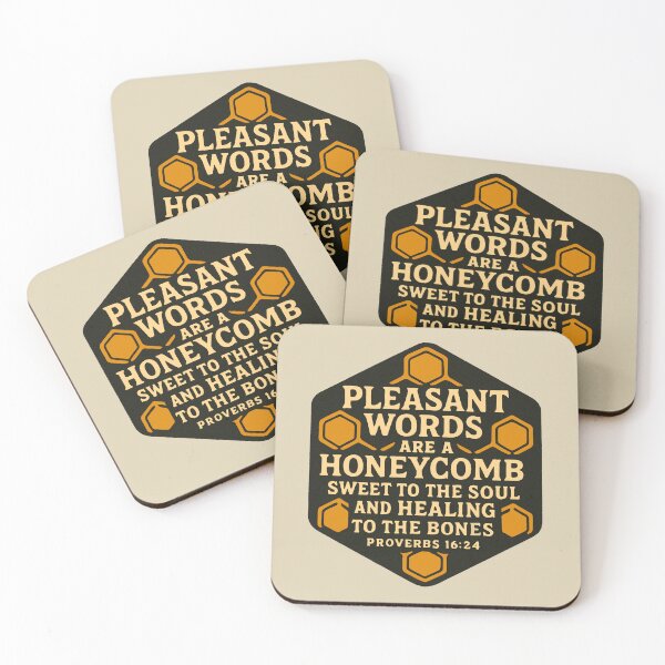 Item preview, Proverbs 16:24 Pleasant Words Are A Honeycomb designed and sold by plushism.