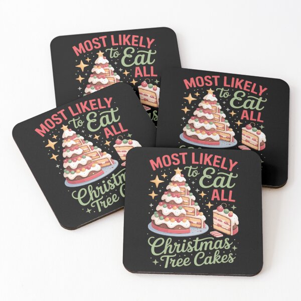 Item preview, Likely Eat The To Vintage Cakes Funny Most All Tree Christmas Retro Classic designed and sold by MediarMedic.