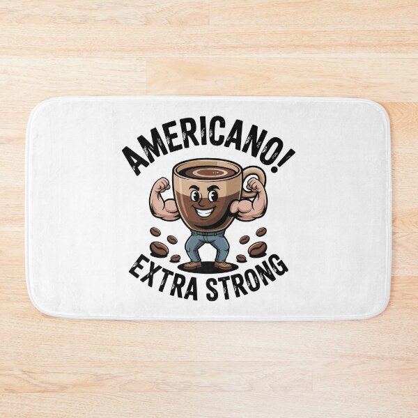 Item preview, Americano! Extra Strong – Muscled-Up Coffee Cup designed and sold by JPees.