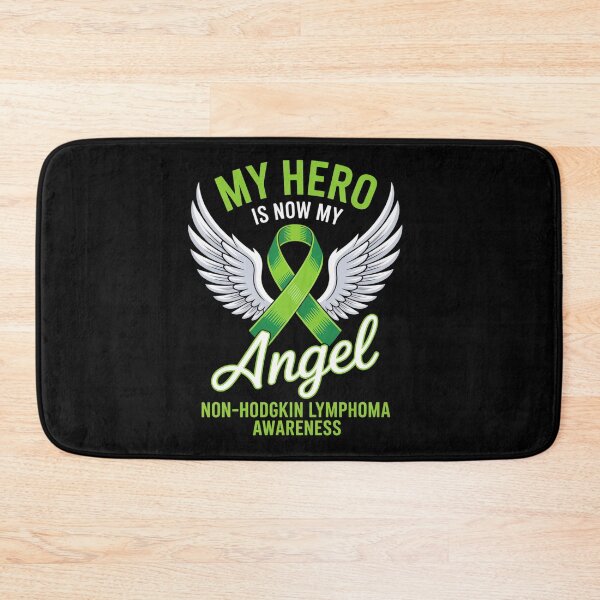 Item preview, My Hero Is Now My Angel Green Ribbon Non-Hodgkin Lymphoma  designed and sold by milanforbes.