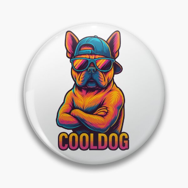 Item preview, Cooldog – Neon French Bulldog with Sunglasses designed and sold by the-dovlat.