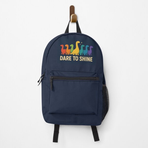 Item preview, Dare to Shine – Cute Rainbow Dinosaurs designed and sold by DesignShopAD.