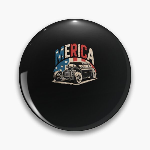 Artikelvorschau, Merica 4. Juli Oldtimer amerikanische Flagge Hot Rod entworfen und verkauft von TAYLOROUSDALE.